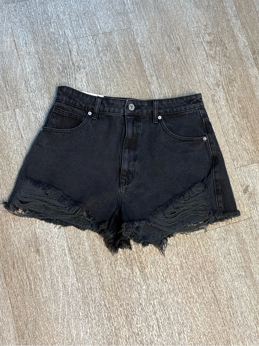 ABRAND JEANS HIGH RISE RELAXED SHORTS SIZE 30